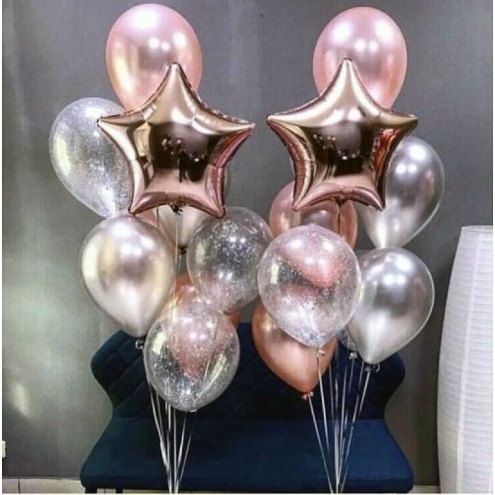 Фонтаны шаров "Дубль старт" с доставкой в Южно-Сахалинске