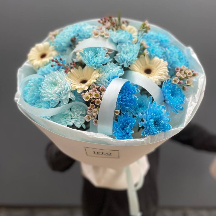 Букет "Голубые дали" с доставкой в Южно-Сахалинске