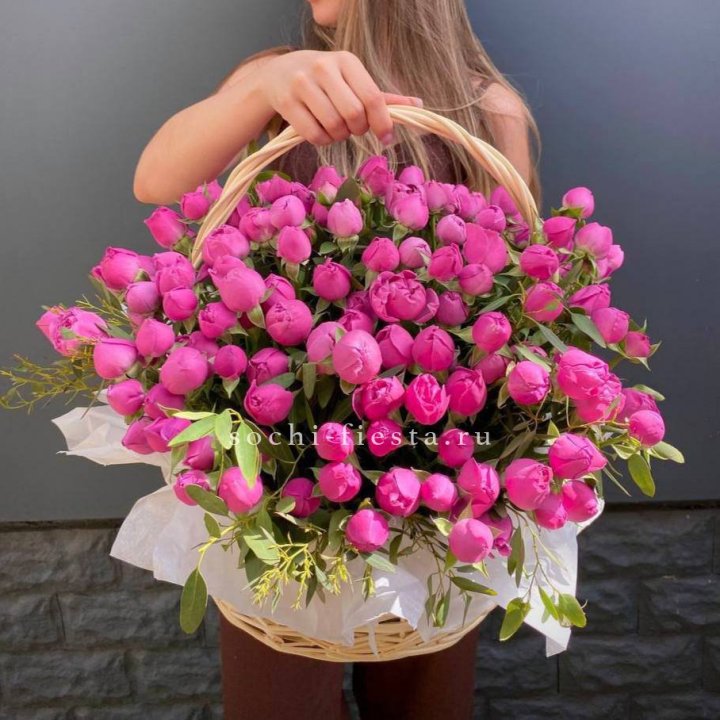 51 мисти баблс в корзине с доставкой в Южно-Сахалинске