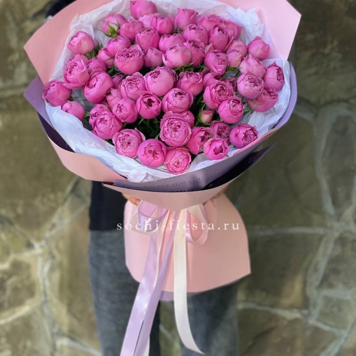 Букет "Пионки" в Южно-Сахалинске