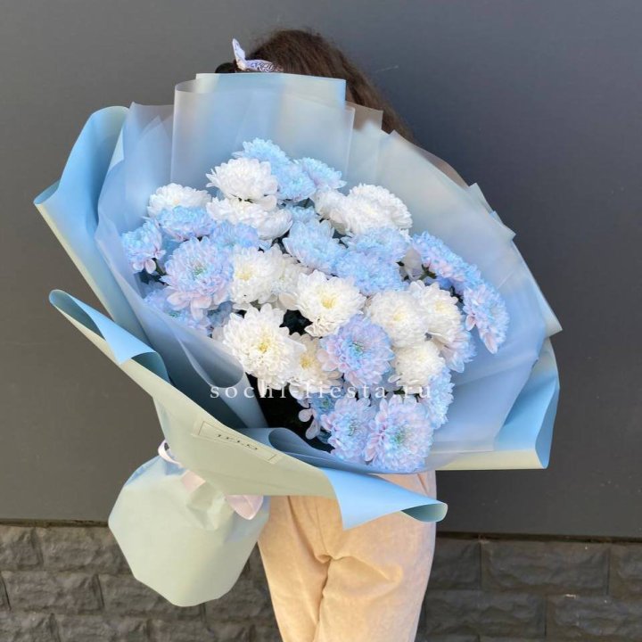  Букет "БЛЮ" с доставкой в Южно-Сахалинске