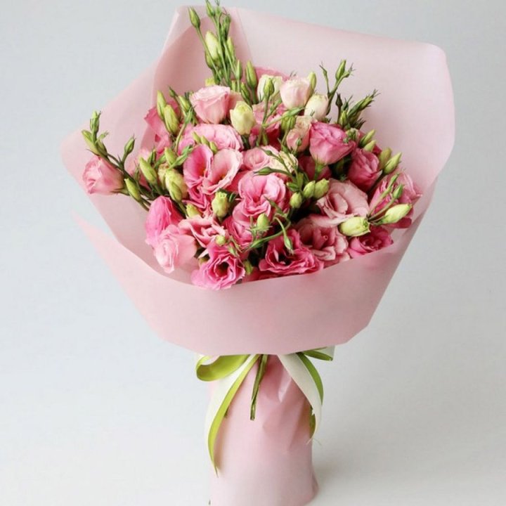 Букет из эустом №3 в Южно-Сахалинске